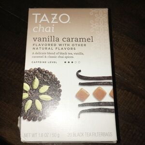 Starbucks Tazo chai & cocoa mint mate hot teas